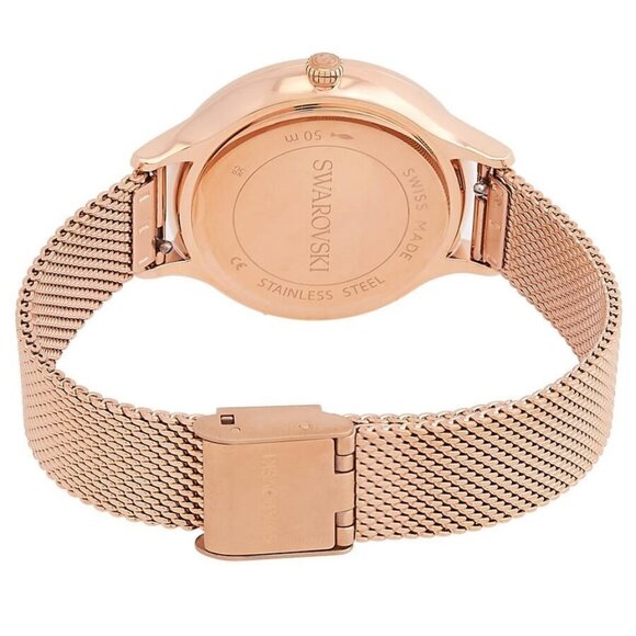 NWT Authentic Swarovski Octea Nova Quartz Crystal Silver Dial Women's Watch - Picture 3 of 3